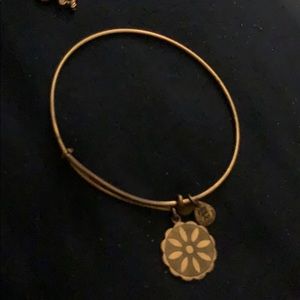 Alex and Ani Gold Flower Bracelet